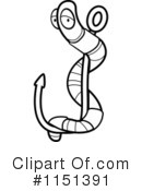 Worm Clipart #1151391 by Cory Thoman