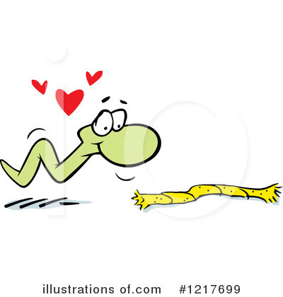 Royalty-Free (RF) Worm Clipart Illustration by Johnny Sajem - Stock Sample #1217699