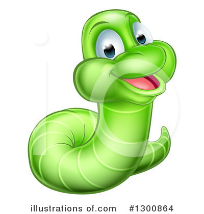 Royalty-Free (RF) Worm Clipart Illustration by AtStockIllustration - Stock Sample #1300864