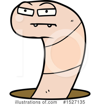 Earthworm Clipart #1527135 by lineartestpilot