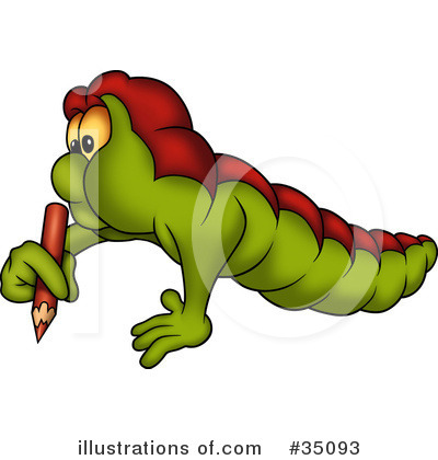 Royalty-Free (RF) Worm Clipart Illustration by dero - Stock Sample #35093