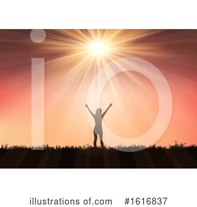 Royalty-Free (RF) Worship Clipart Illustration by KJ Pargeter - Stock Sample #1616837