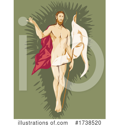 Jesus Christ Clipart #1738520 by patrimonio