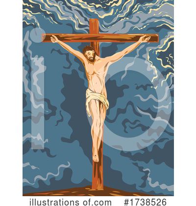 Jesus Christ Clipart #1738526 by patrimonio