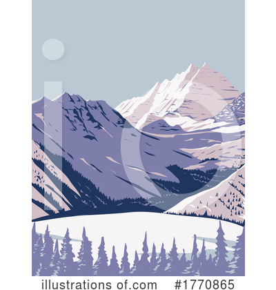 Ski Resort Clipart #1770865 by patrimonio