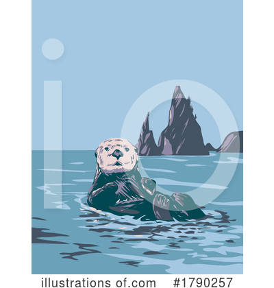 Otter Clipart #1790257 by patrimonio