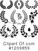 Wreath Clipart #1209859 by Any Vector