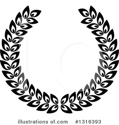 Royalty-Free (RF) Wreath Clipart Illustration by KJ Pargeter - Stock Sample #1316393