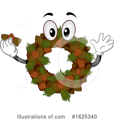 Royalty-Free (RF) Wreath Clipart Illustration by BNP Design Studio - Stock Sample #1625340