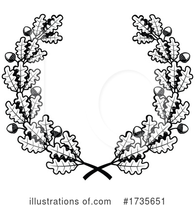 Royalty-Free (RF) Wreath Clipart Illustration by Vector Tradition SM - Stock Sample #1735651