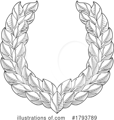 Royalty-Free (RF) Wreath Clipart Illustration by AtStockIllustration - Stock Sample #1793789