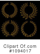 Wreaths Clipart #1094017 by Vector Tradition SM