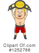 Wrestler Clipart #1252788 by BNP Design Studio