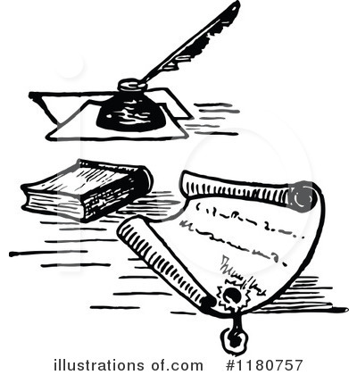 Royalty-Free (RF) Writing Clipart Illustration by Prawny Vintage - Stock Sample #1180757