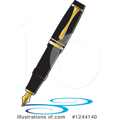 Royalty-Free (RF) Writing Clipart Illustration by Lal Perera - Stock Sample #1244140