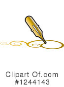 Writing Clipart #1244143 by Lal Perera