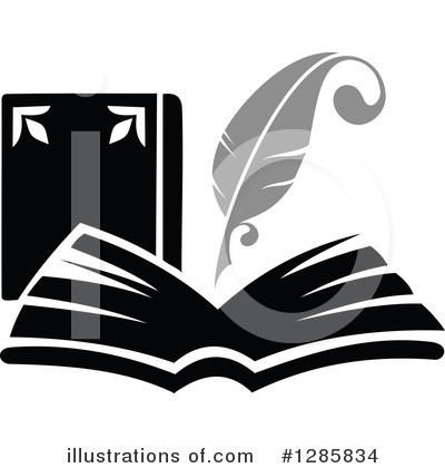 Books Clipart #1285834 by Vector Tradition SM