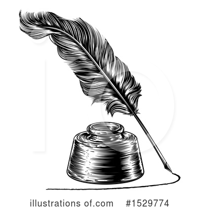 Feather Clipart #1529774 by AtStockIllustration