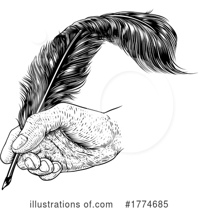 Feather Quill Clipart #1774685 by AtStockIllustration