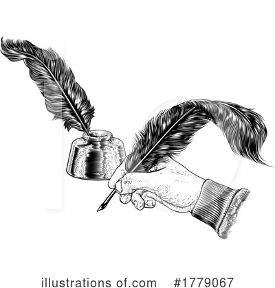 Feather Quill Clipart #1779067 by AtStockIllustration