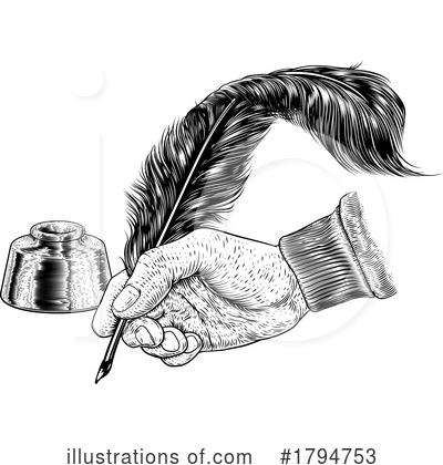 Feather Quill Clipart #1794753 by AtStockIllustration