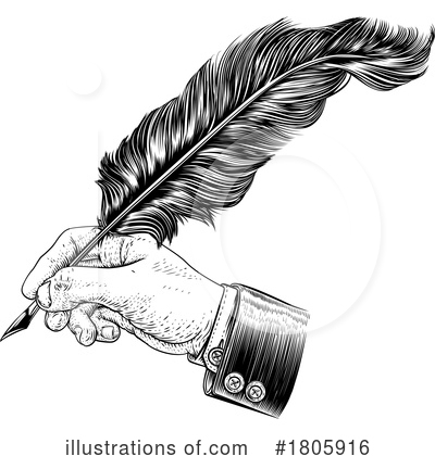 Feathers Clipart #1805916 by AtStockIllustration