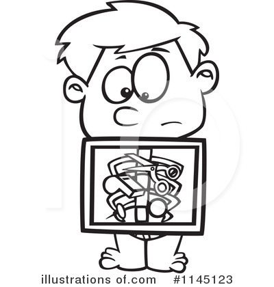 Royalty-Free (RF) Xray Clipart Illustration by toonaday - Stock Sample #1145123