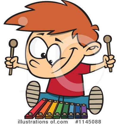 Royalty-Free (RF) Xylophone Clipart Illustration by toonaday - Stock Sample #1145088