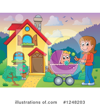 Family Clipart #1248203 by visekart