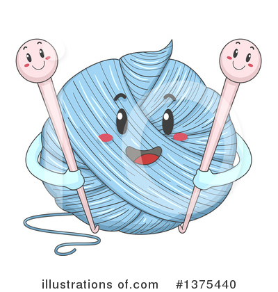 Royalty-Free (RF) Yarn Clipart Illustration by BNP Design Studio - Stock Sample #1375440