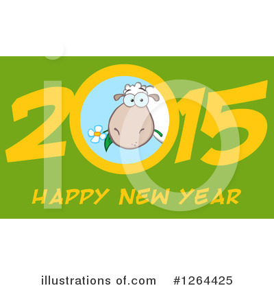 Year Of The Goat Clipart #1264425 by Hit Toon