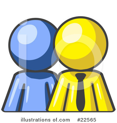 Royalty-Free (RF) Yellow Collection Clipart Illustration by Leo Blanchette - Stock Sample #22565