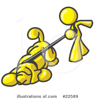 Royalty-Free (RF) Yellow Collection Clipart Illustration by Leo Blanchette - Stock Sample #22589