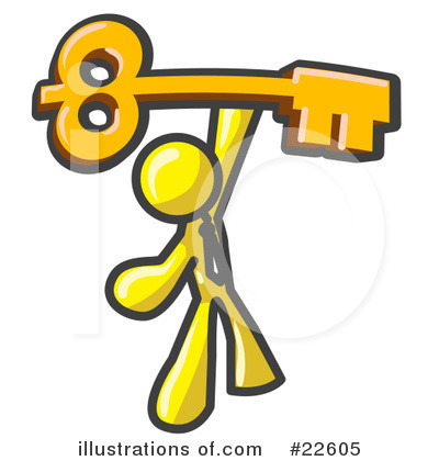 Royalty-Free (RF) Yellow Collection Clipart Illustration by Leo Blanchette - Stock Sample #22605