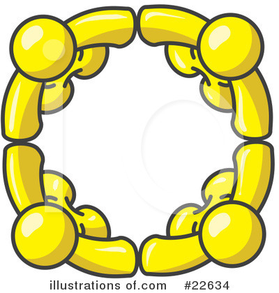 Royalty-Free (RF) Yellow Collection Clipart Illustration by Leo Blanchette - Stock Sample #22634