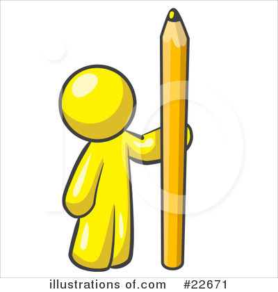 Writing Clipart #22671 by Leo Blanchette
