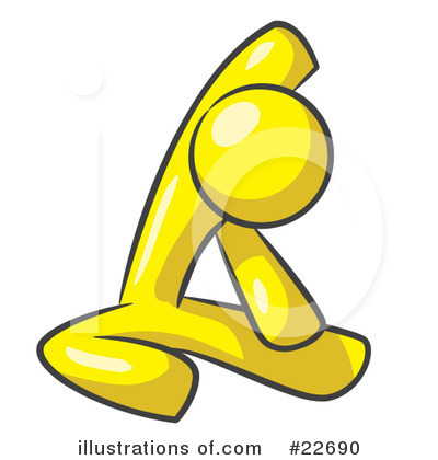 Yellow Man Clipart #22690 by Leo Blanchette