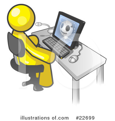 Royalty-Free (RF) Yellow Collection Clipart Illustration by Leo Blanchette - Stock Sample #22699