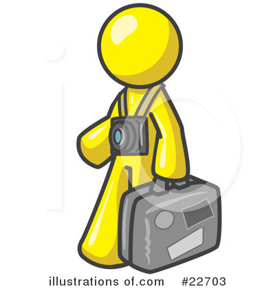 Royalty-Free (RF) Yellow Collection Clipart Illustration by Leo Blanchette - Stock Sample #22703