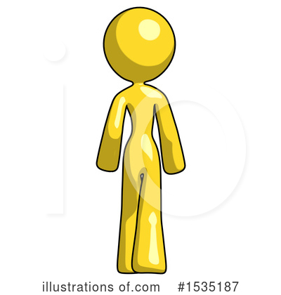 Royalty-Free (RF) Yellow Design Mascot Clipart Illustration by Leo Blanchette - Stock Sample #1535187