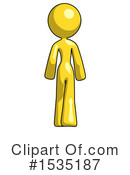 Yellow Design Mascot Clipart #1535187 by Leo Blanchette