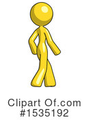 Yellow Design Mascot Clipart #1535192 by Leo Blanchette