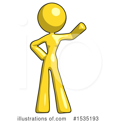 Royalty-Free (RF) Yellow Design Mascot Clipart Illustration by Leo Blanchette - Stock Sample #1535193