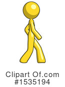 Yellow Design Mascot Clipart #1535194 by Leo Blanchette