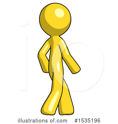 Royalty-Free (RF) Yellow Design Mascot Clipart Illustration by Leo Blanchette - Stock Sample #1535196