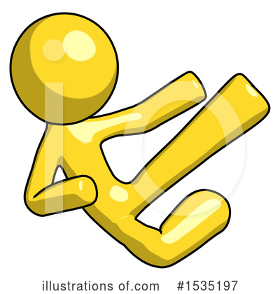 Royalty-Free (RF) Yellow Design Mascot Clipart Illustration by Leo Blanchette - Stock Sample #1535197