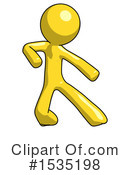 Yellow Design Mascot Clipart #1535198 by Leo Blanchette