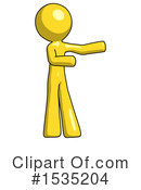 Yellow Design Mascot Clipart #1535204 by Leo Blanchette