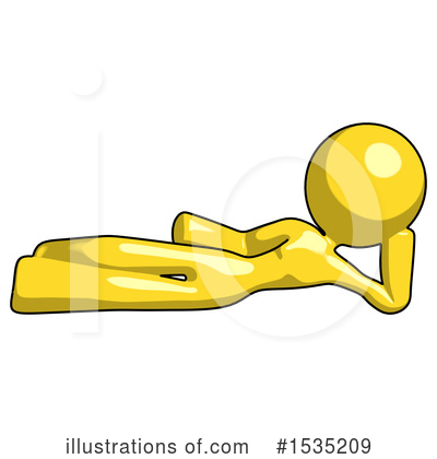 Royalty-Free (RF) Yellow Design Mascot Clipart Illustration by Leo Blanchette - Stock Sample #1535209