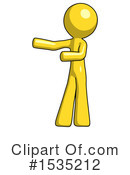 Yellow Design Mascot Clipart #1535212 by Leo Blanchette